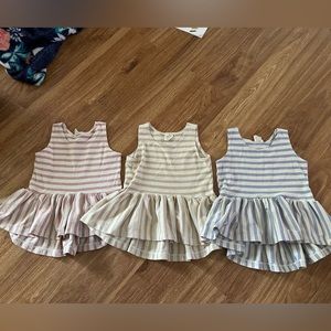 Lulu & Roo peplum tanks set